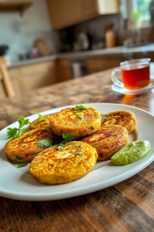 crispy suji vegetable cutlets