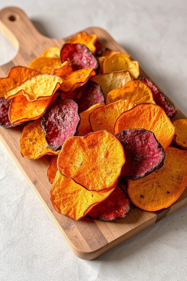 crispy veggie chip snack