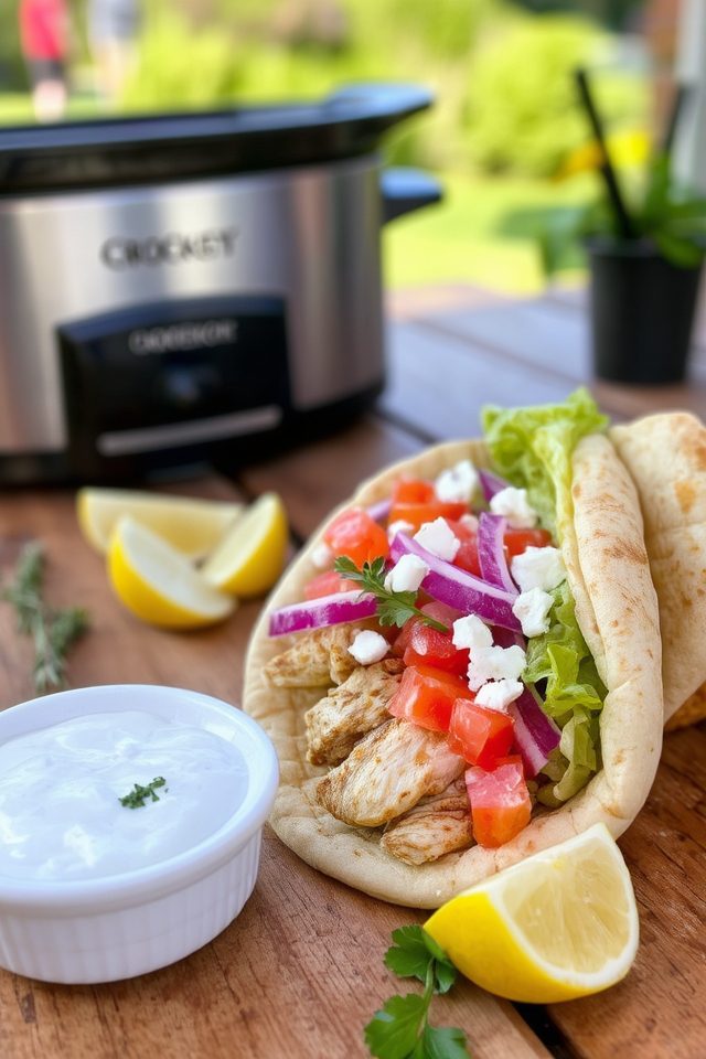 crockpot greek chicken recipe