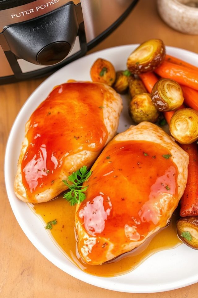 crockpot honey garlic chicken