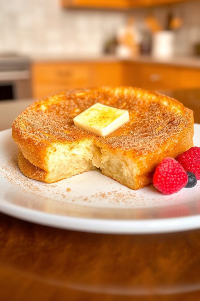 crunchy cinnamon breakfast treat