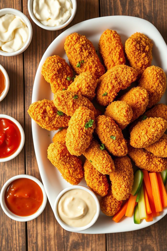 crunchy diy poultry strips