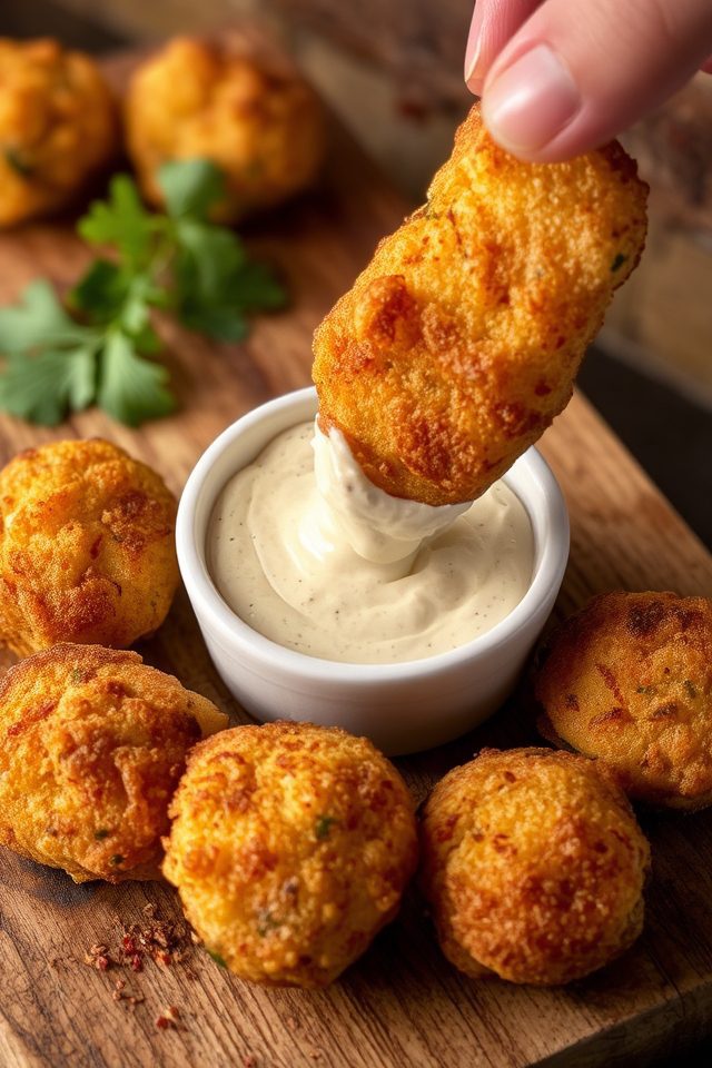 crunchy marrow fritter delight