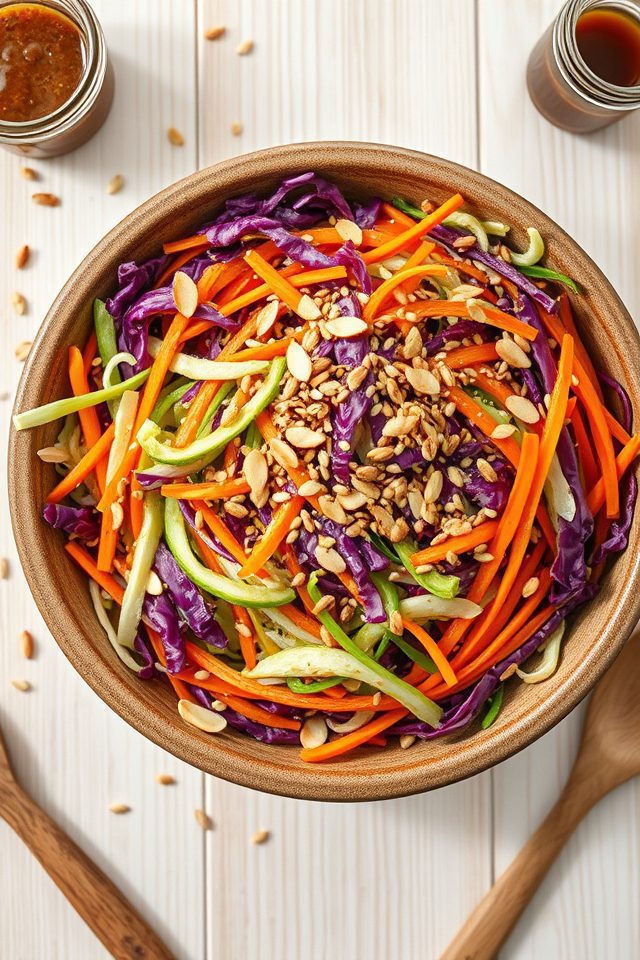 crunchy sesame ginger salad
