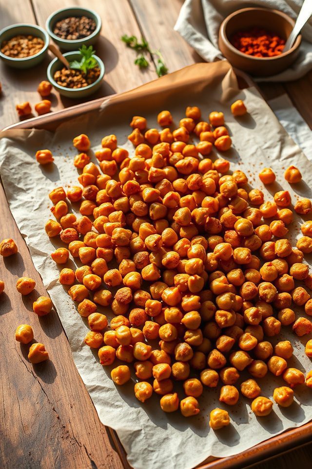 crunchy spiced healthy snack