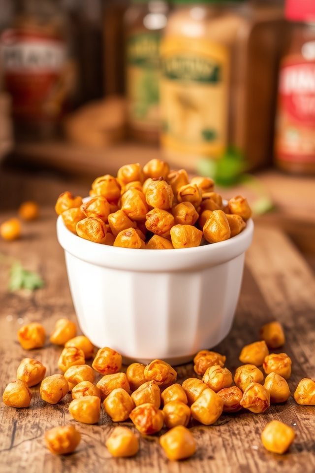 crunchy spicy snack food