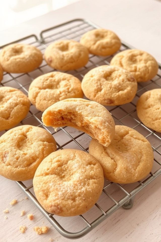 crunchy sweet baked cookies