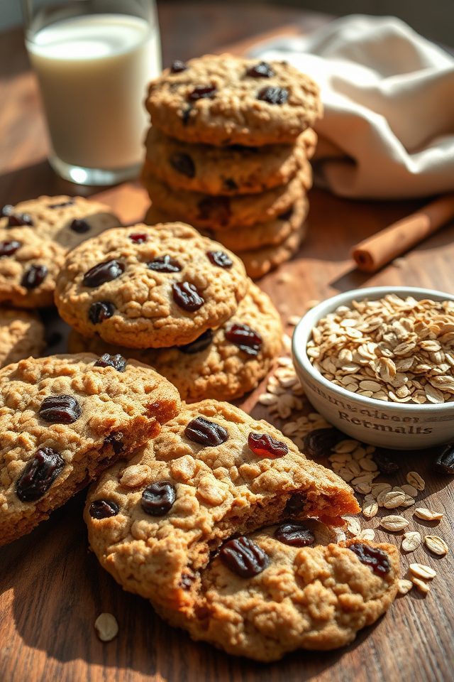 crunchy wholesome raisin cookies