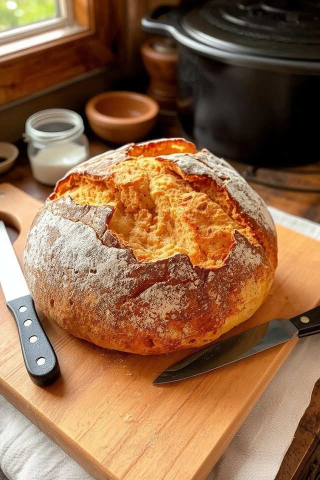 crusty dutch oven bread