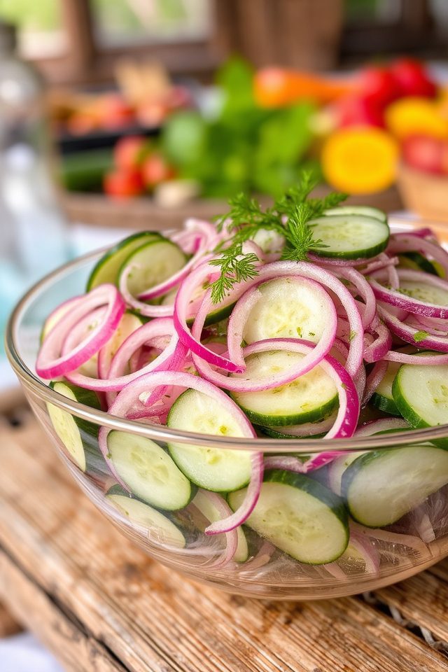 cucumber red onion salad