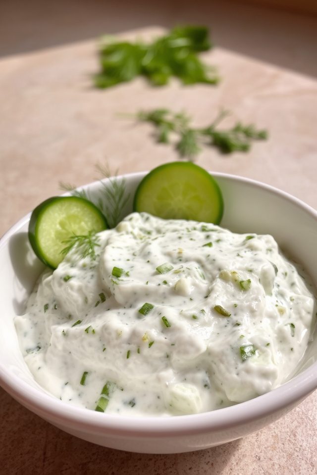 cucumber yogurt summer salad