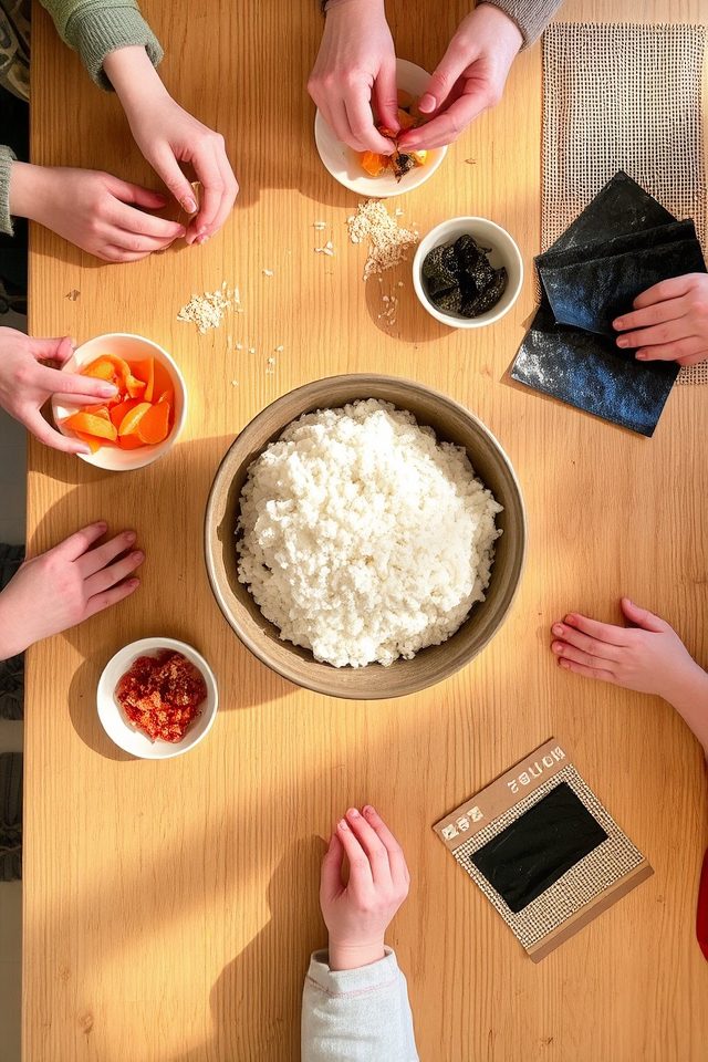 customizable hand rolled rice