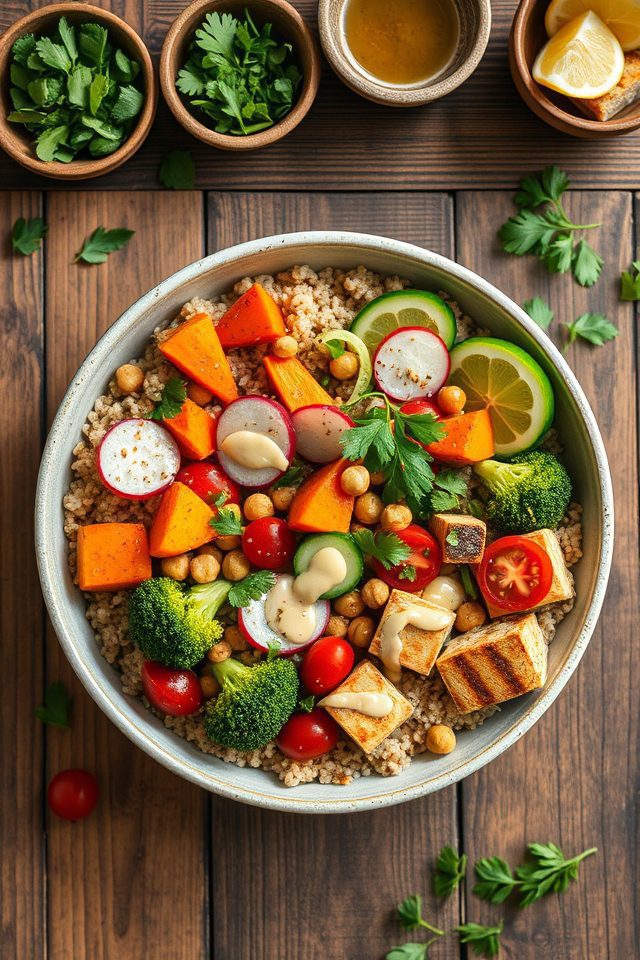 customizable healthy grain bowls