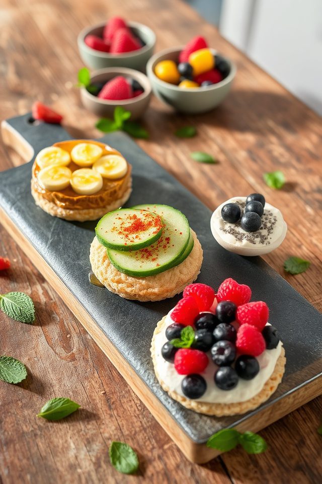 customizable healthy rice cakes
