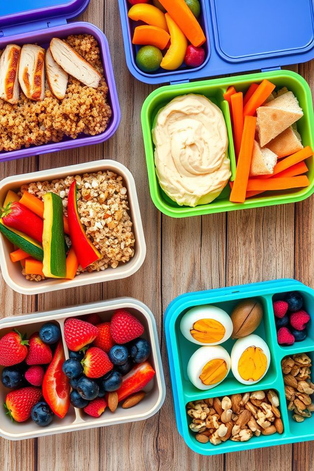 customizable packed lunch options