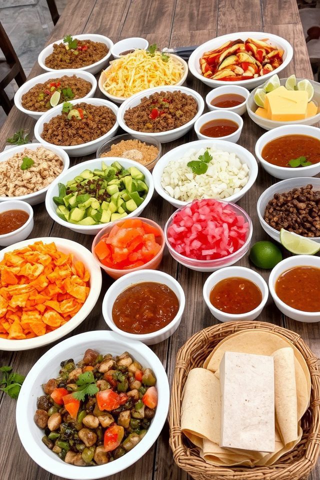 customize your taco bar