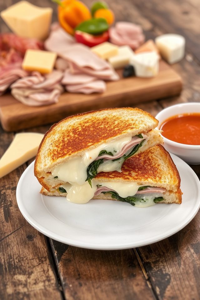 customizing grilled cheese sandwiches