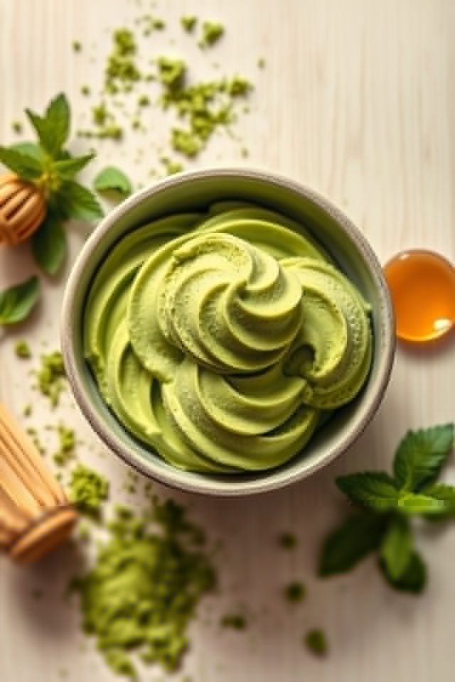 dairy free matcha dessert