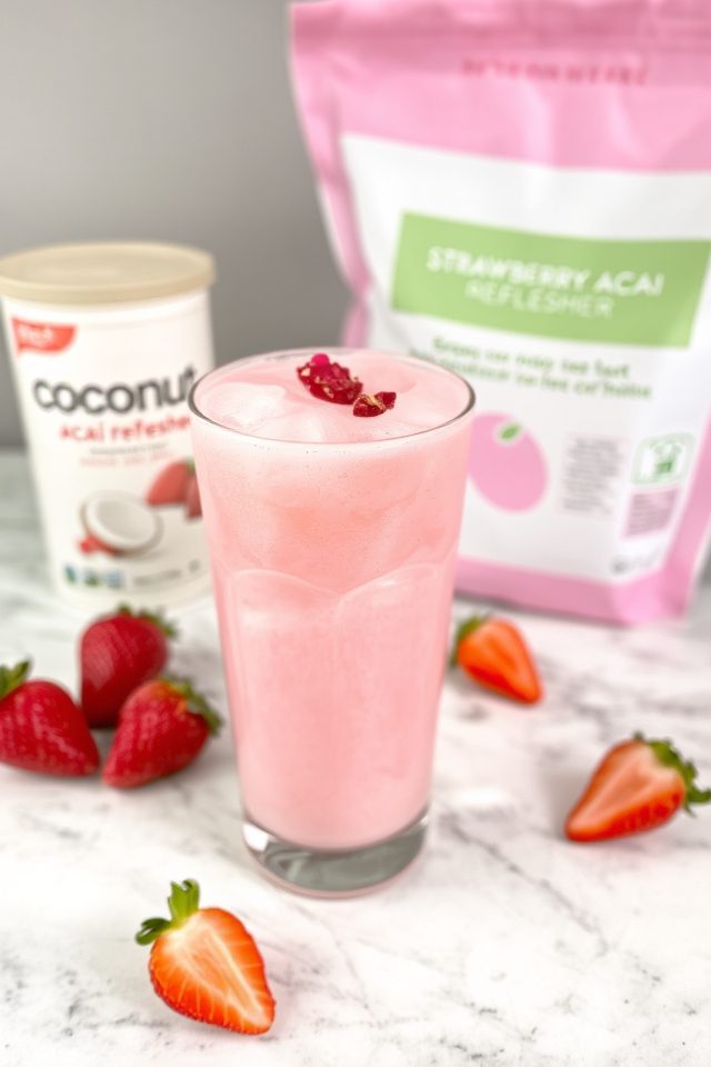 dairy free pink drink