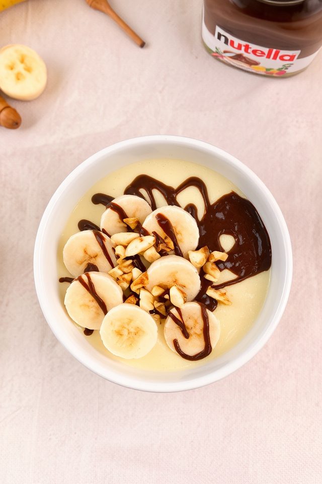 decadent banana nutella treat