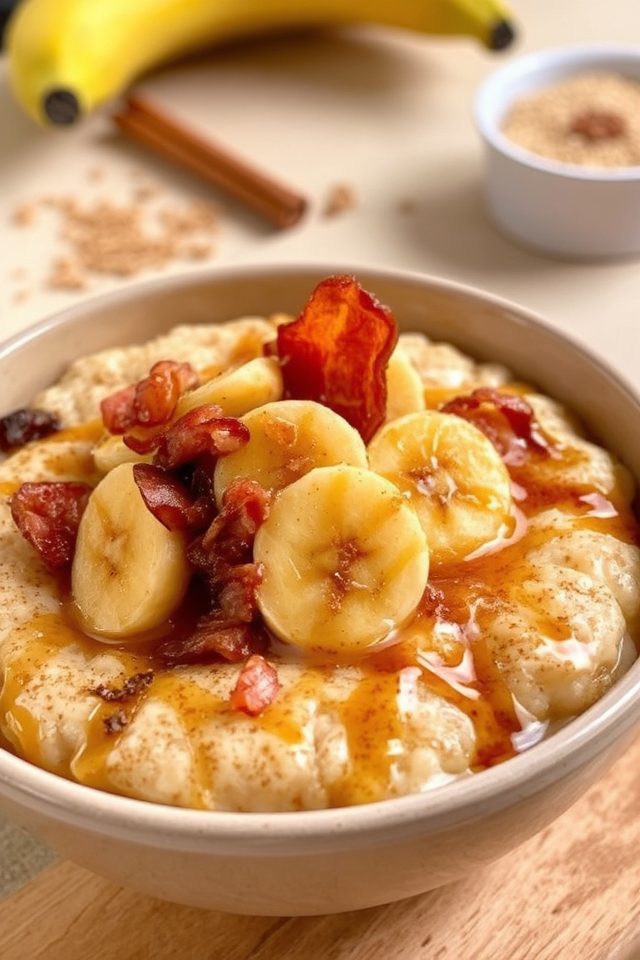 decadent banana oatmeal treat