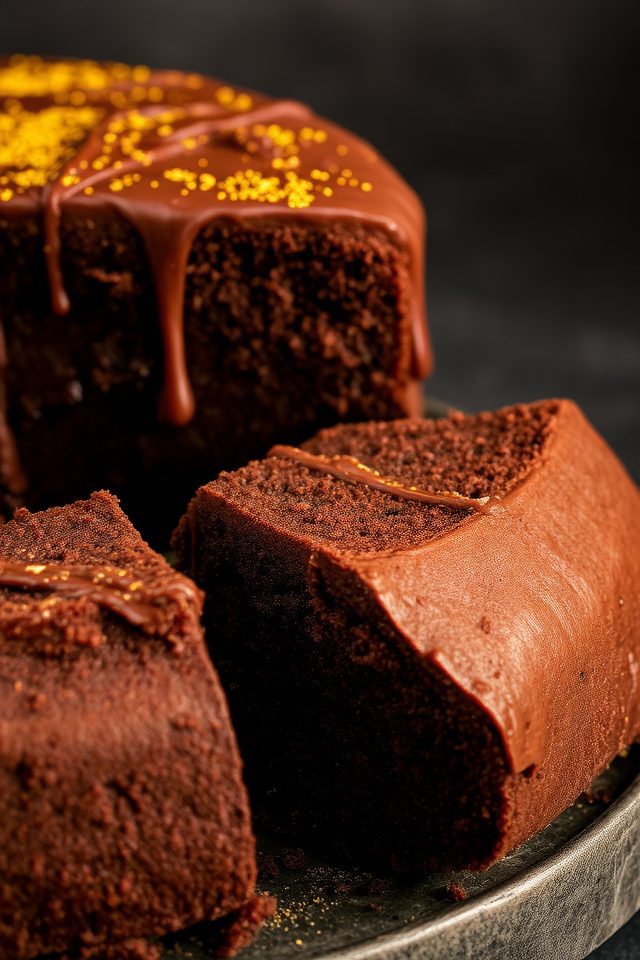 decadent chocolate fudge cake