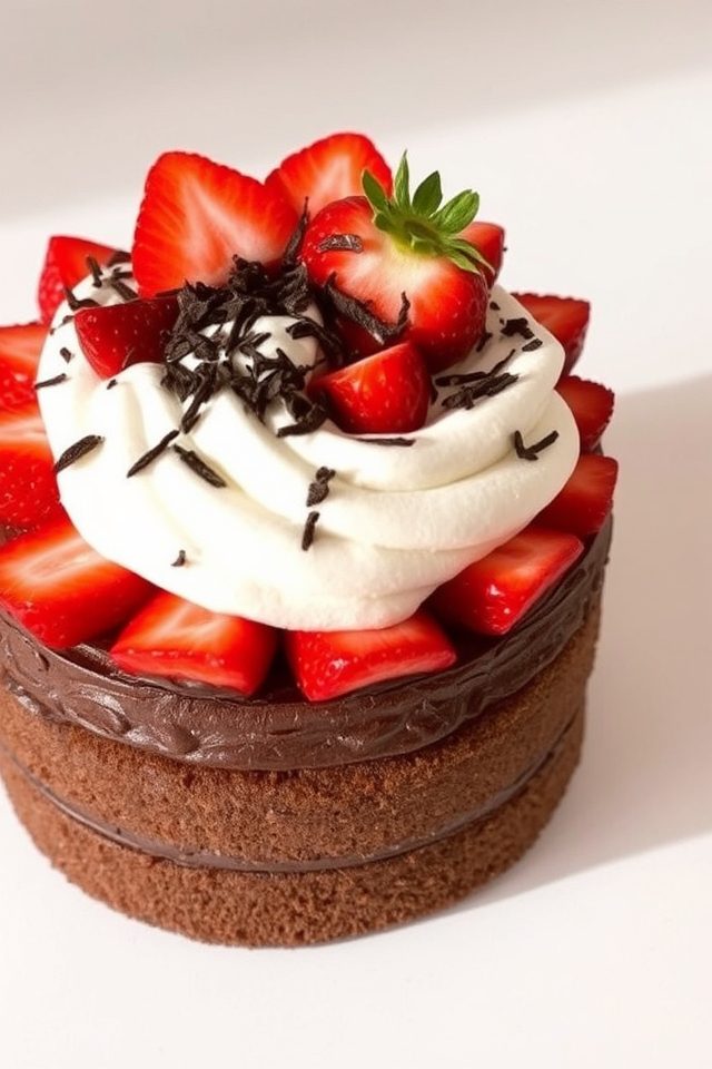 decadent chocolate strawberry treat