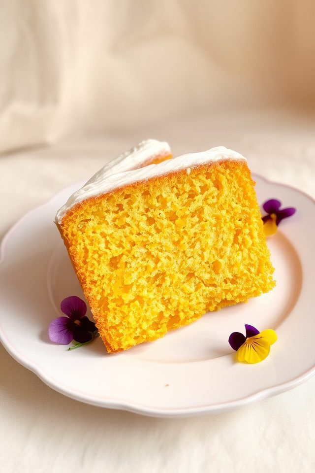 decadent egg yolk cake