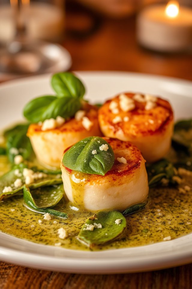 decadent romantic seafood dish