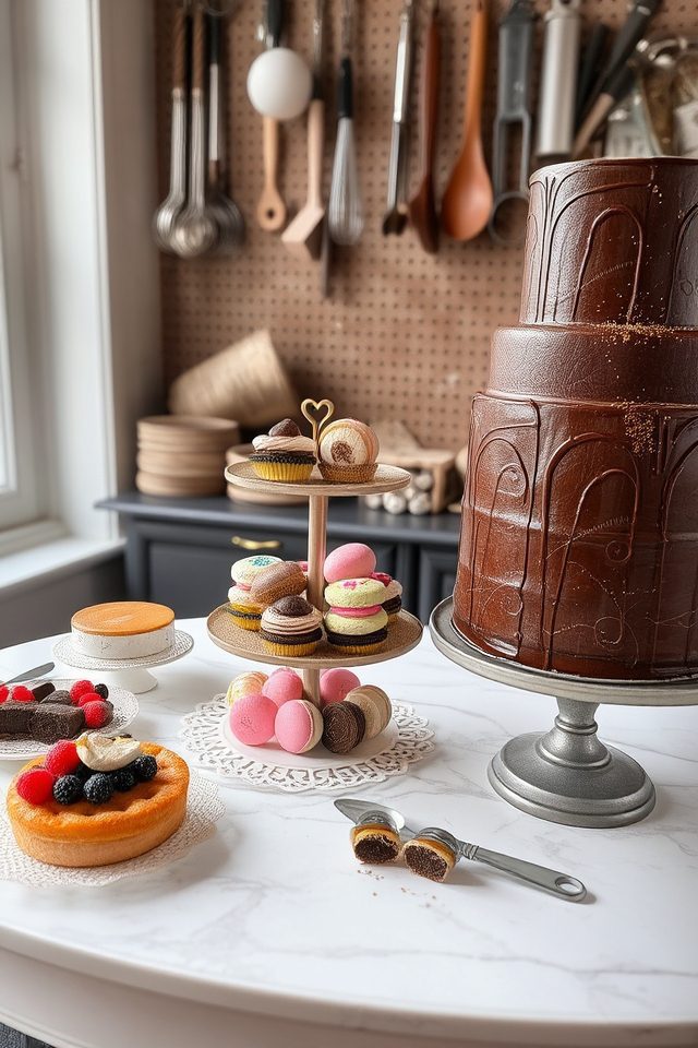 decadent sweet baked treats