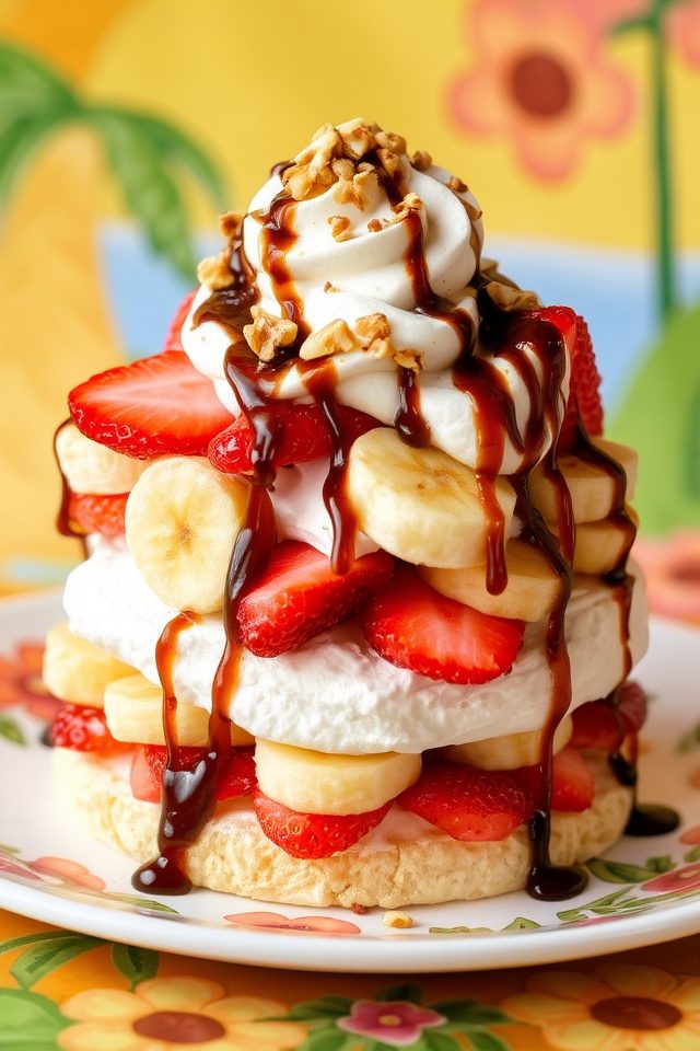 decadent warm weather dessert