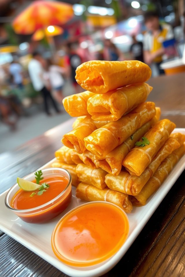 deep fried rice rolls