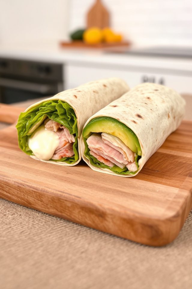 delicious and healthy wrap