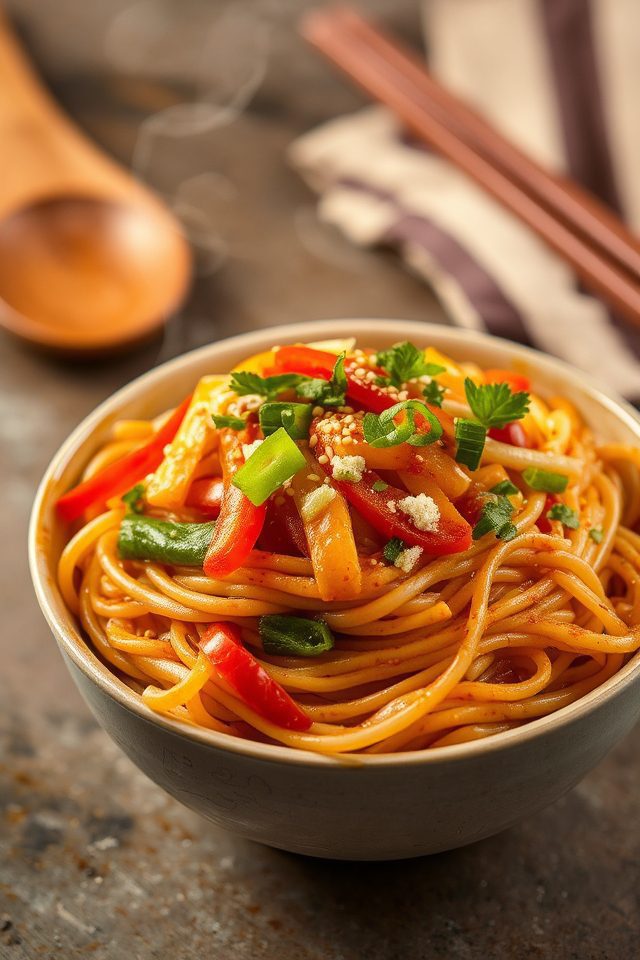 delicious asian noodle dishes