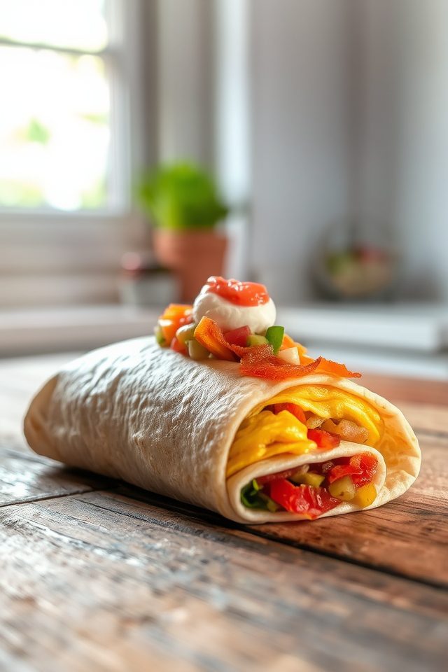 delicious breakfast burrito fillings