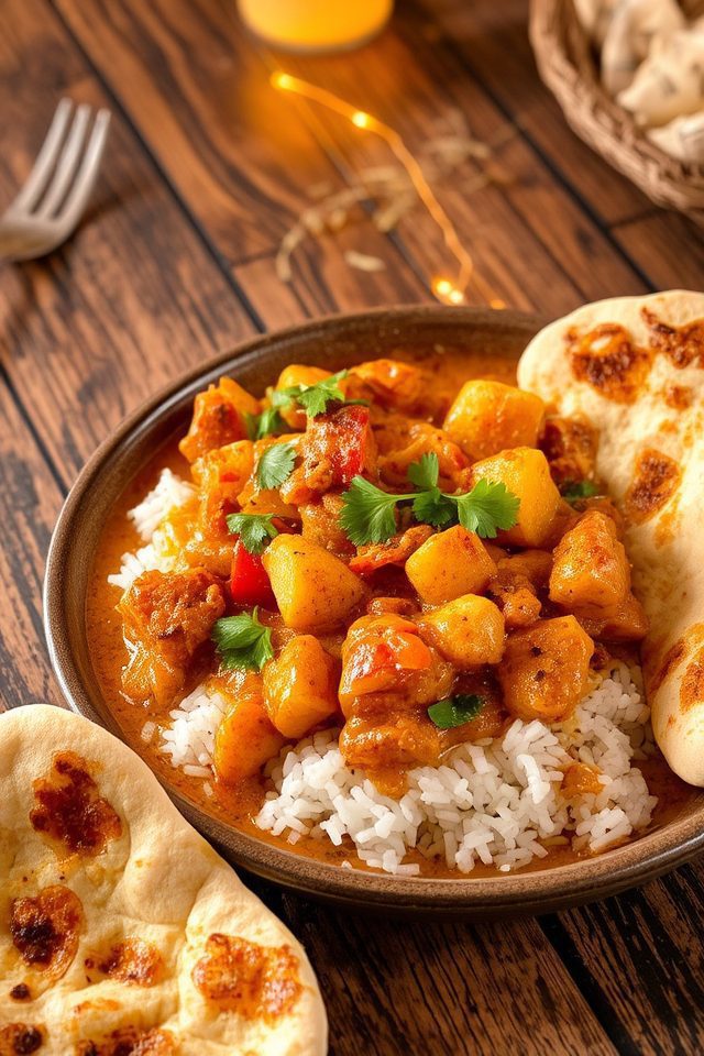delicious chicken curry dish