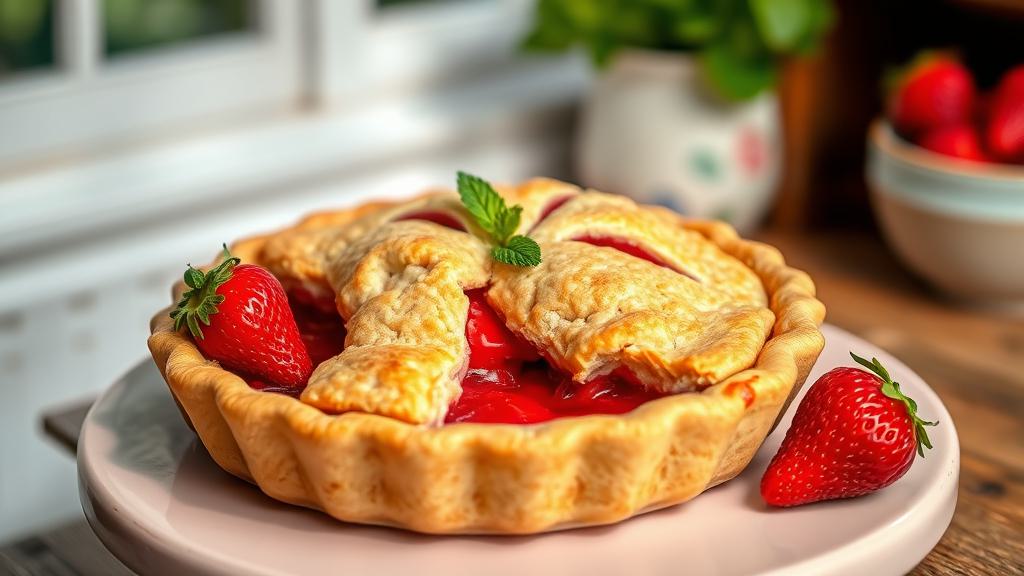 delicious homemade strawberry dessert