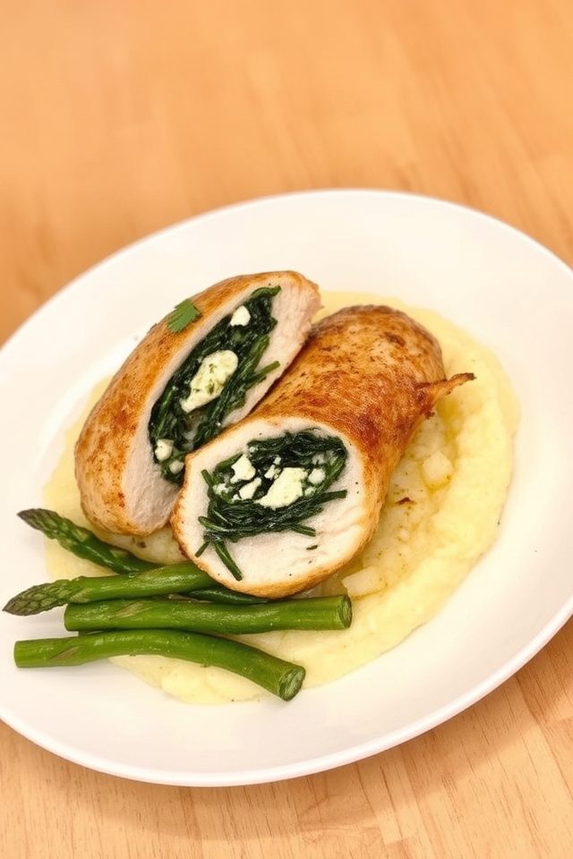 delicious stuffed chicken breast