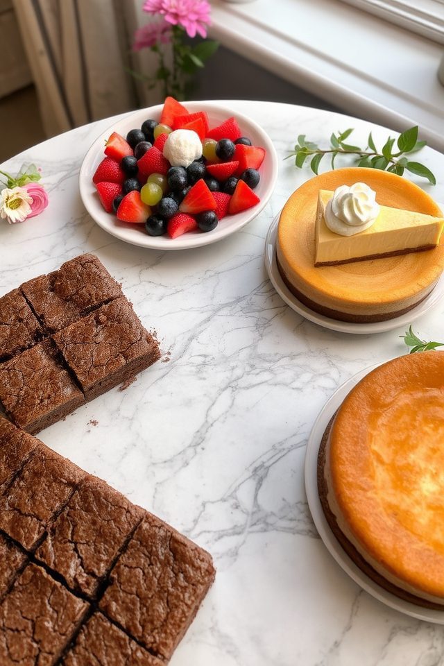 delicious sweet dessert options