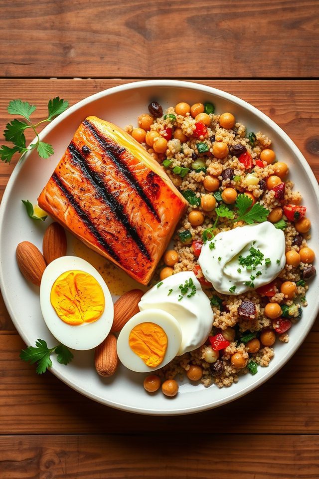diet emphasizing protein intake