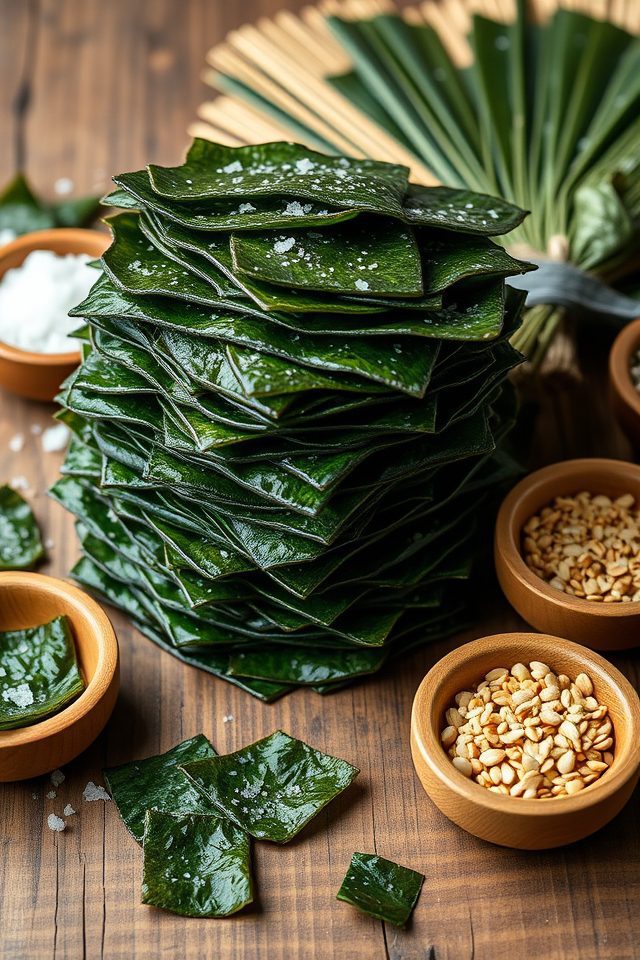 dried edible seaweed snack