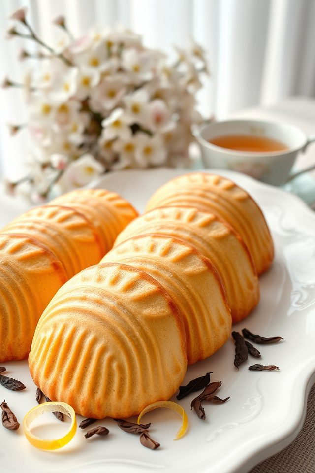earl grey flavored madeleines