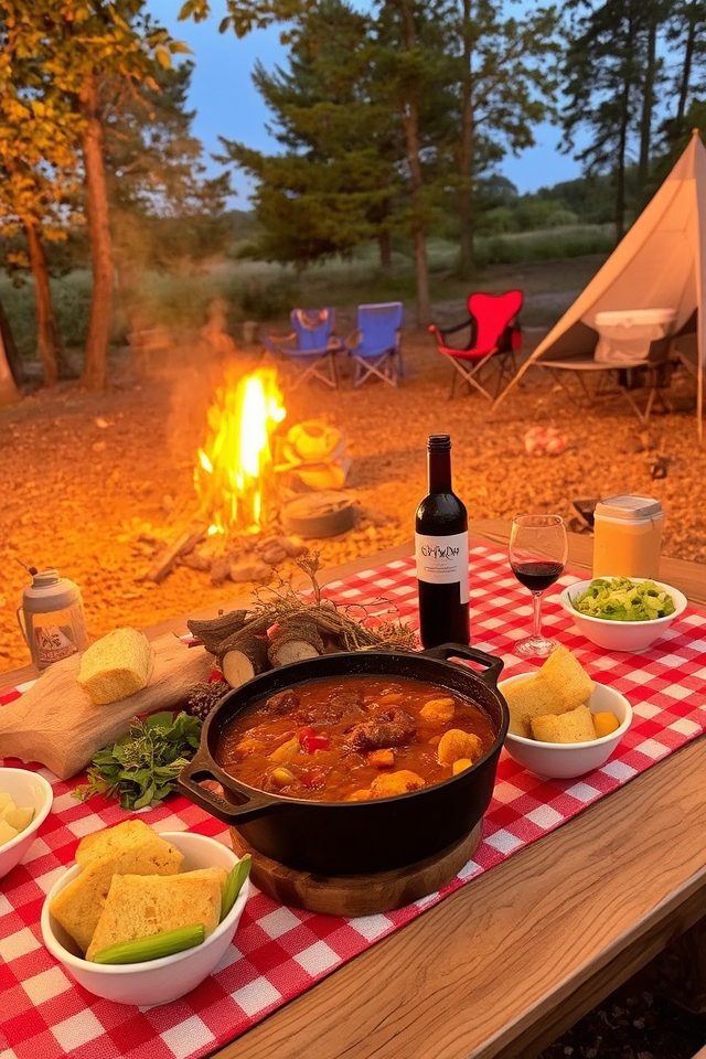 easy camping dinner solutions