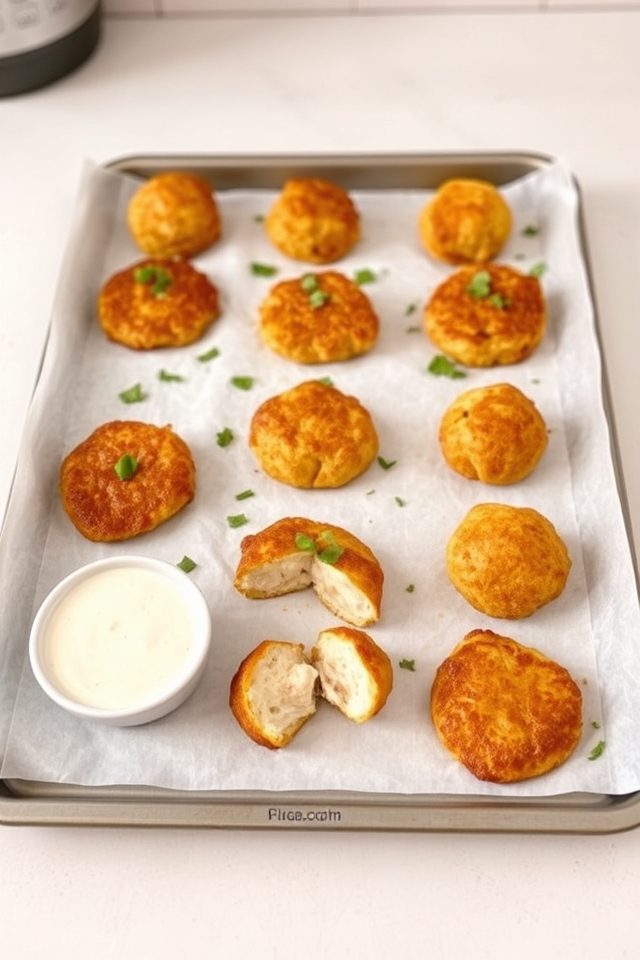 easy chicken fritter recipe