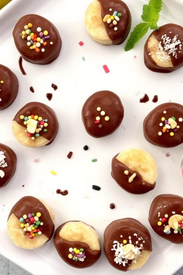 easy chocolate banana snack