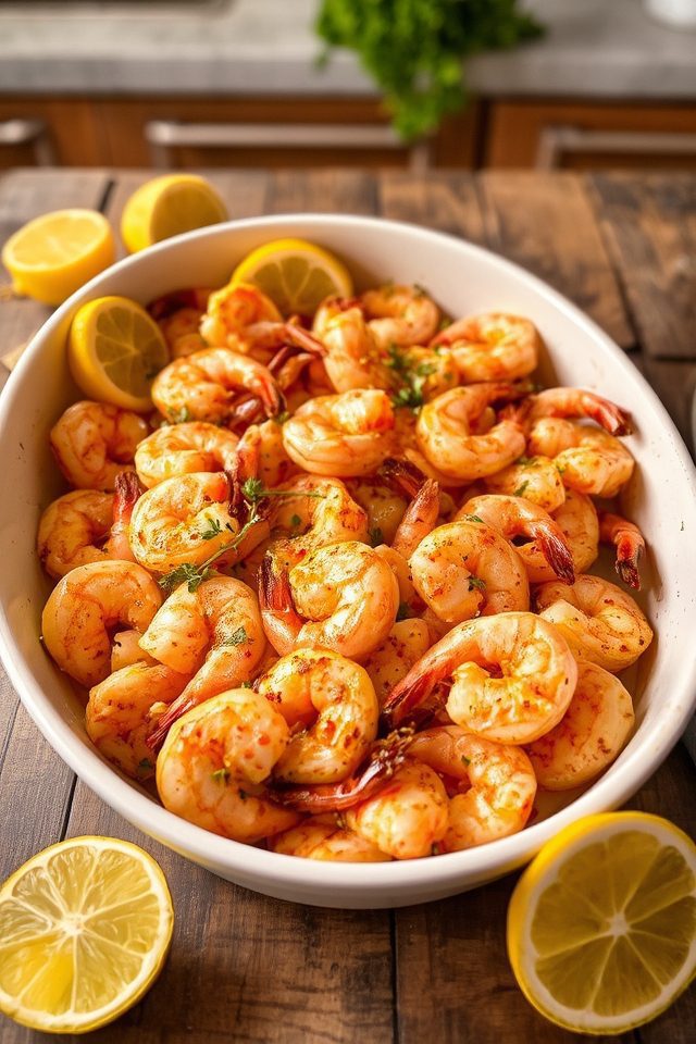 easy garlic shrimp dish