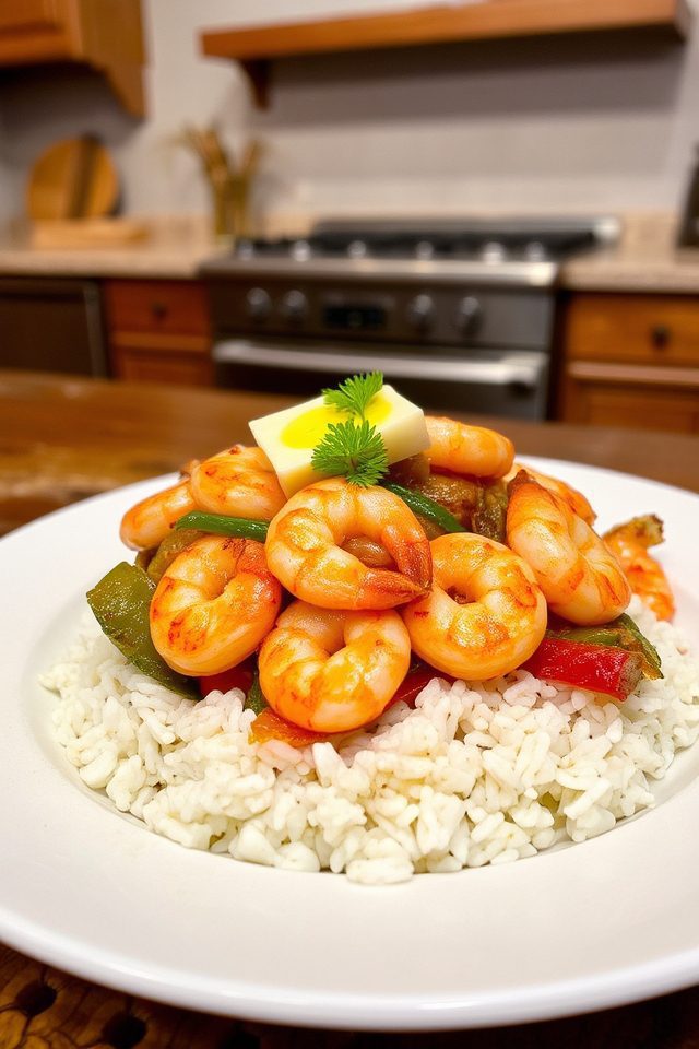 easy garlic shrimp dish