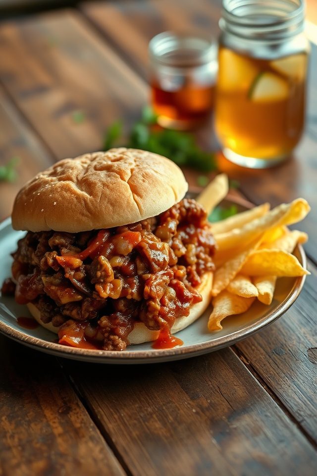 easy homemade sloppy joes