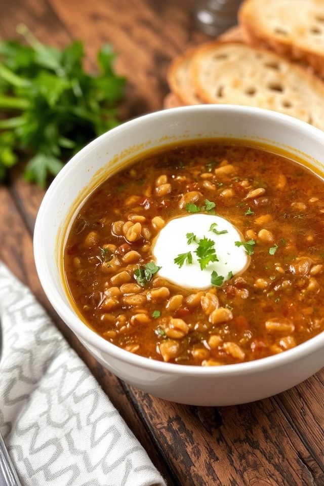 easy lentil soup recipe