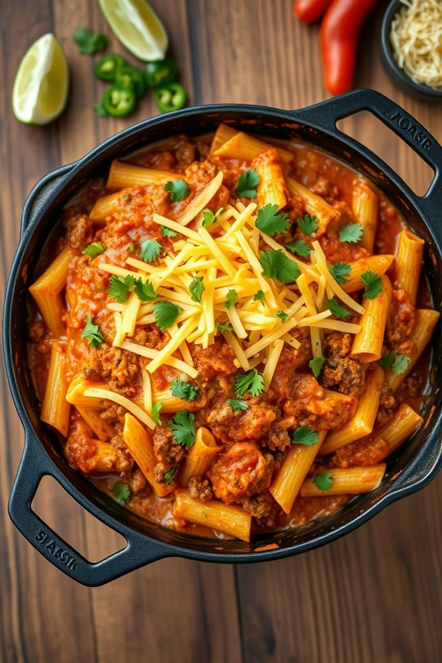 easy mexican pasta dish